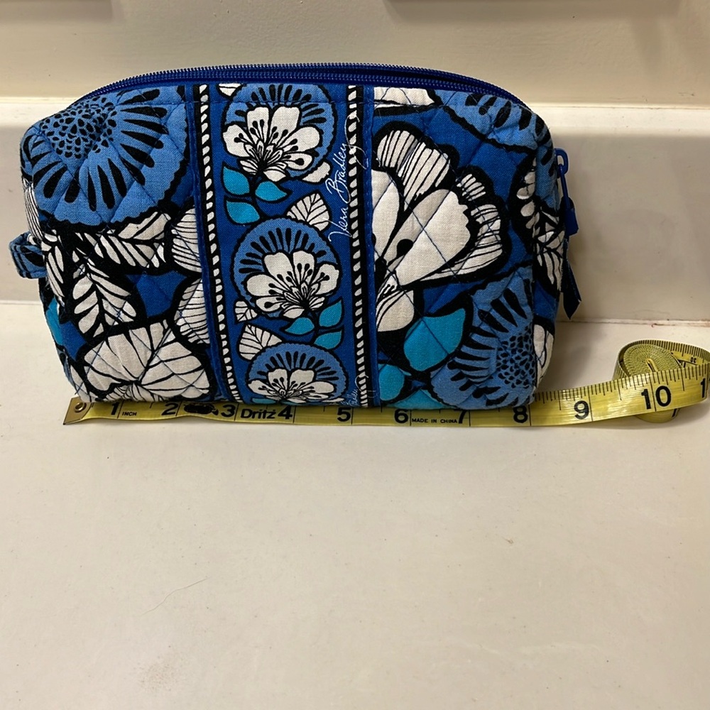 Vera Bradley Blue Bayou Cosmetic Bag